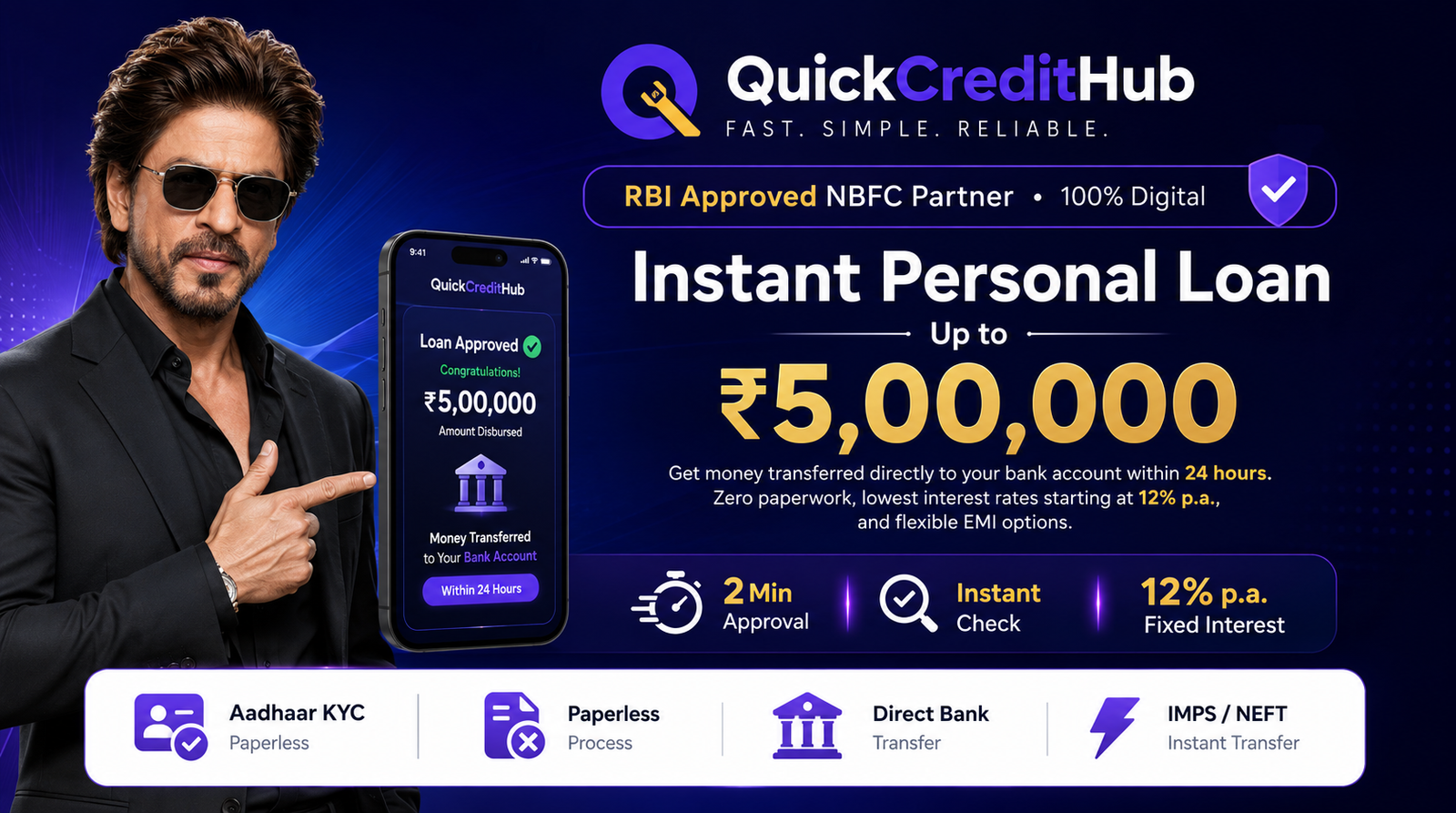 QuickCreditHub Hero Banner
